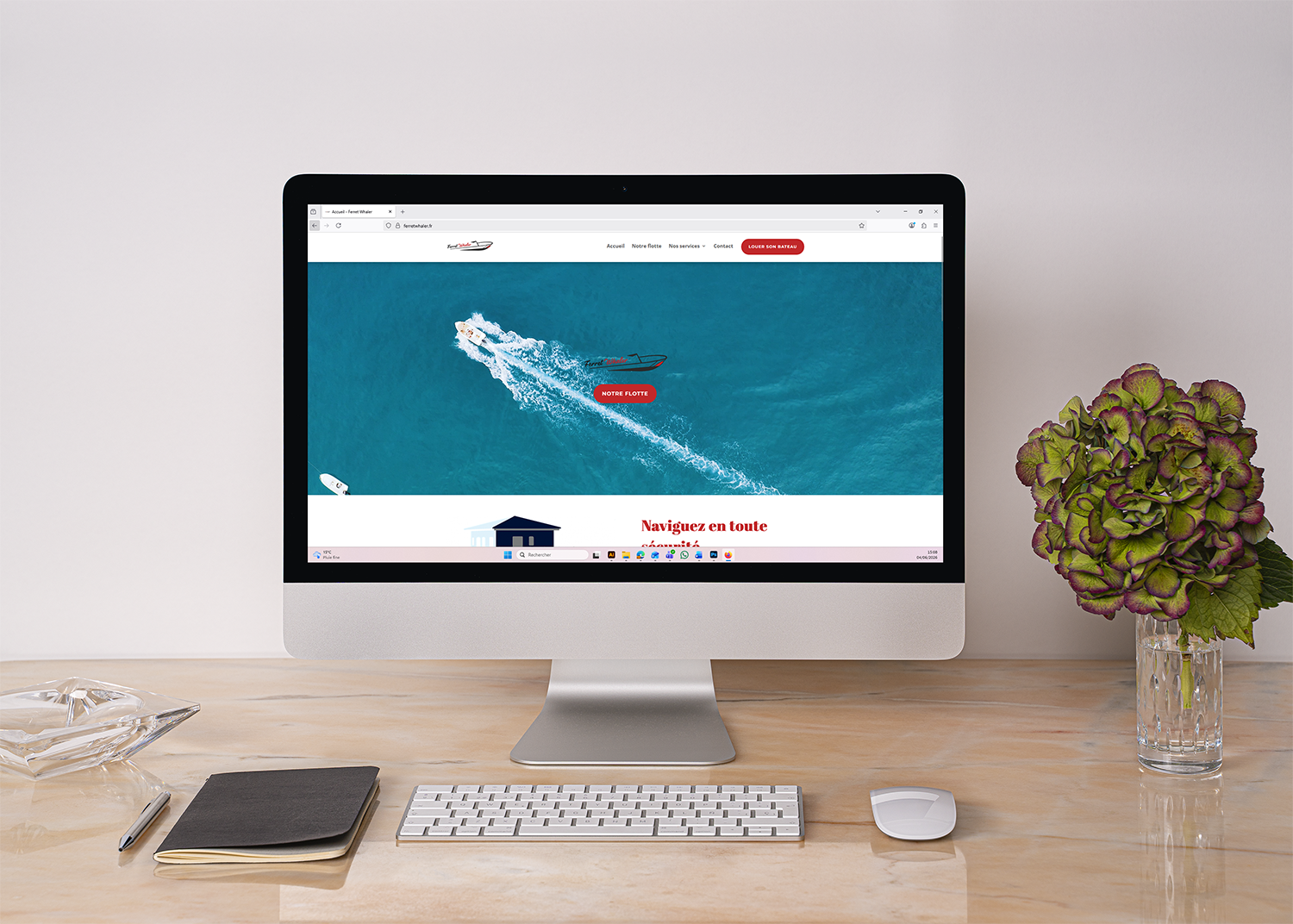 Création de site internet location bateaux